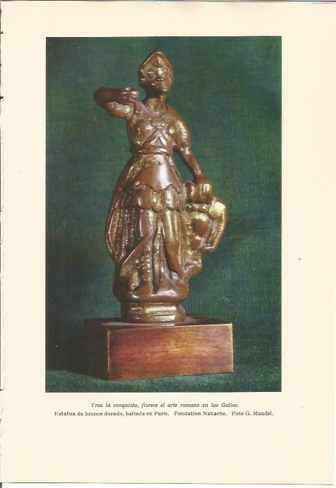 LAMINA 24696: Estatua de bronce de arte romano 