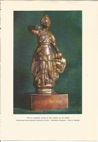 LAMINA 24696: Estatua de bronce de arte romano 