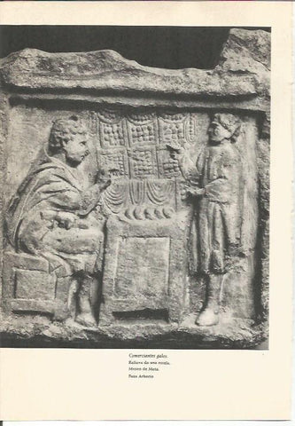 LAMINA 24697: Comerciantes galos, relieve de una estela romana