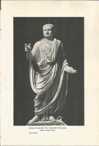 LAMINA 24702: Estatua del emperador Tito