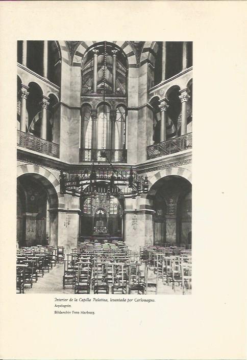 LAMINA 24708: Interior de la Capilla Palatina en Aquisgran