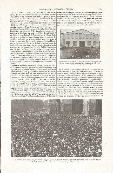 LAMINA ESPASA 36099:  Funeral por las victimas de ETA en 1976