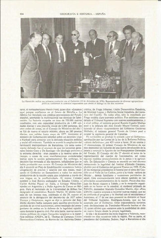 LAMINA ESPASA 36098: Reunion de laoposicion al gobierno de España el 10 de diciembre de 1976