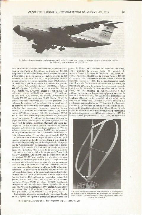 LAMINA ESPASA 36104: Avion Galaxy 