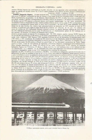 LAMINA ESPASA 36130: El Hikaro, Japon