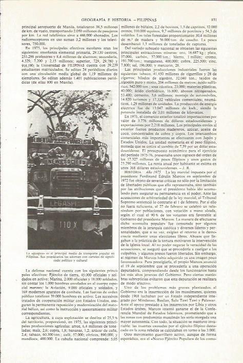 LAMINA ESPASA 36110: Guagua de Filipinas