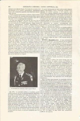 LAMINA ESPASA 36118: El presidente de Guatemala, Kjeil Laugerud Garcia