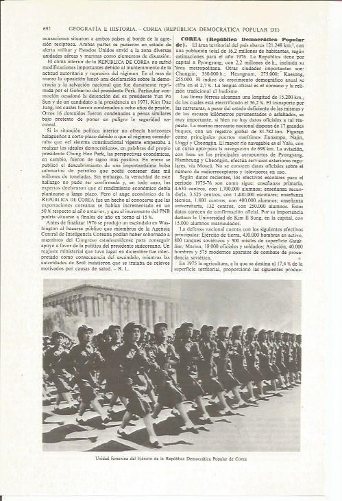 LAMINA ESPASA 36075: Unidad femenina del Ejercito de Corea