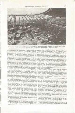 LAMINA ESPASA 36074: Construccion del estadio olimpico de Montreal