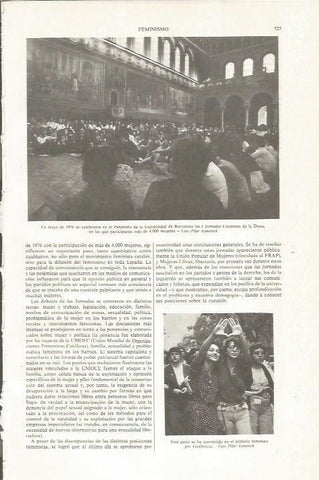 LAMINA ESPASA 36041: I Jornades Catalanes de les Dones en Barcelona 1976
