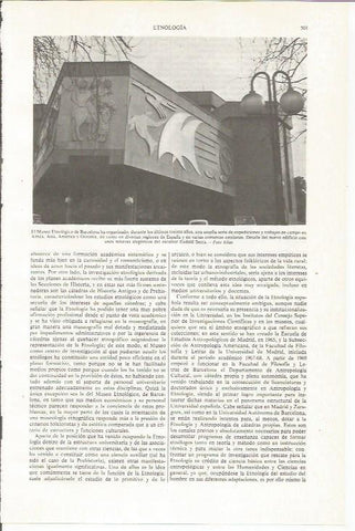 LAMINA ESPASA 36037: Museo Etnologico de Barcelona