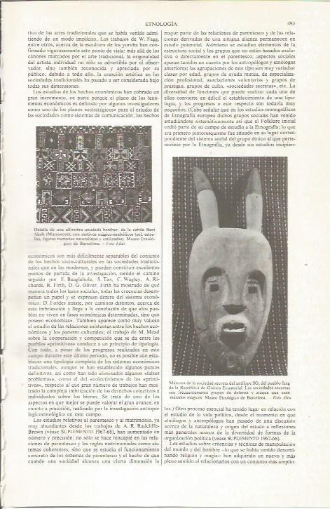LAMINA ESPASA 36033: Mascara secreta de la Sociedad del Antilope, Guinea Ecuatorial