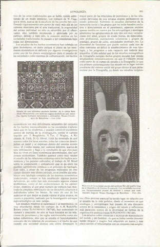 LAMINA ESPASA 36033: Mascara secreta de la Sociedad del Antilope, Guinea Ecuatorial