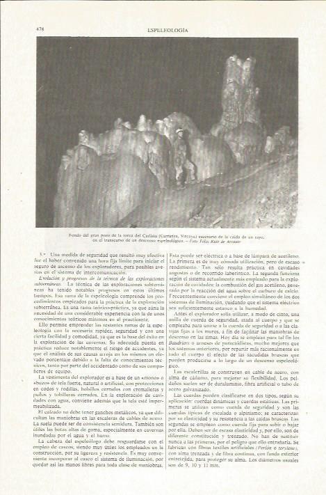 LAMINA ESPASA 36028: Gran pozo de la torca del Carlista en Carranza, Vizcaya
