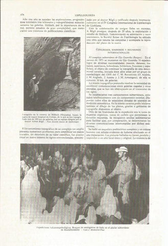 LAMINA ESPASA 36027: Caverna de Holloch en Suiza