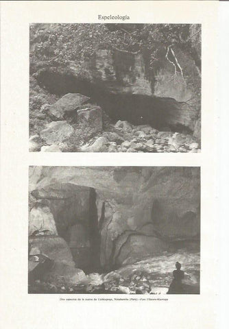 LAMINA ESPASA 36025: Cueva de Uchkupisjo en Ninabamba, Peru
