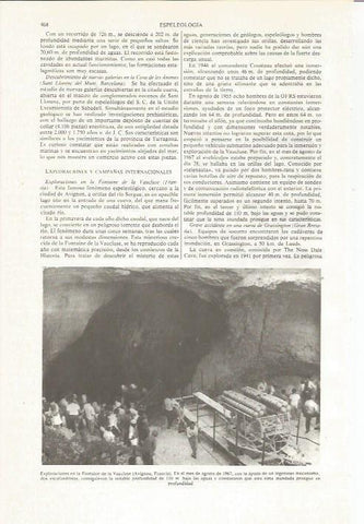 LAMINA ESPASA 36024: Exploraciones en la Fontaine de la Vaucluse, Francia