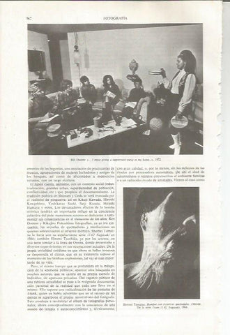 LAMINA ESPASA 36046: Fotografias de Bill Owens y Shomei Tomatsu