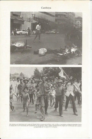 LAMINA ESPASA 36071: Caida de Phnom Penh en Camboya