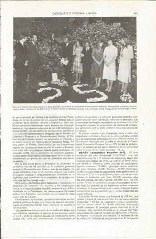 LAMINA ESPASA 36068: Familia real de Belgica