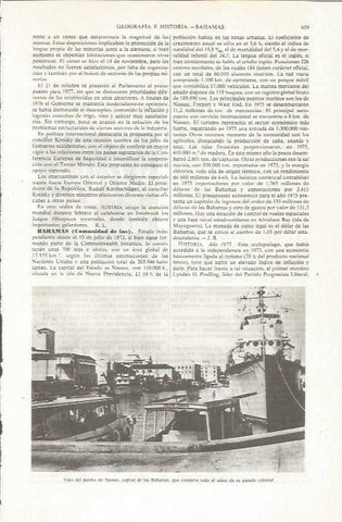 LAMINA ESPASA 36065: Puerto de Nassau