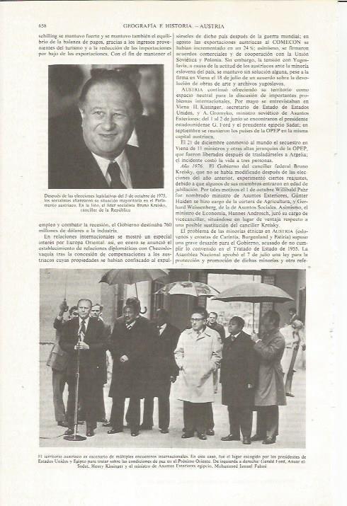 LAMINA ESPASA 36064: El lider socialista austriaco, Bruno Kreisky