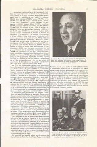 LAMINA ESPASA 36062: Jose Lopez Rega, ministro de Argentina