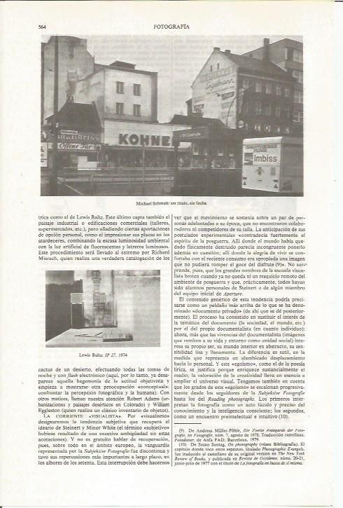 LAMINA ESPASA 36047: Fotografias de Michael Schmidt y Lewis Baltz