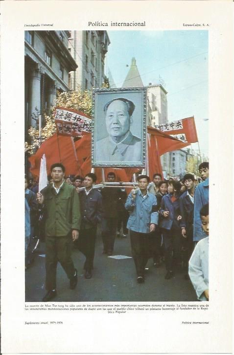 LAMINA ESPASA 36211: Muerte de Mao Tse-tung