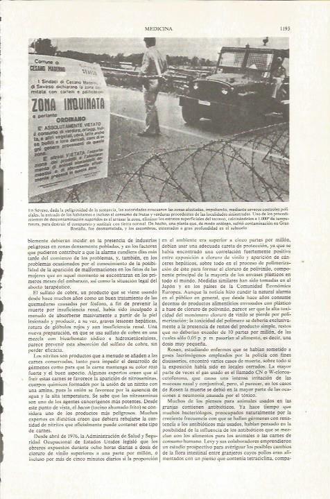 LAMINA ESPASA 36195: Control de seguridad en Seveso, Italia
