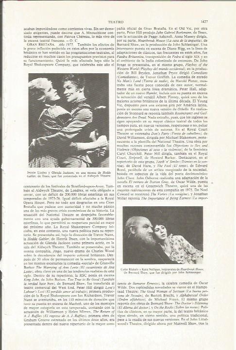 LAMINA ESPASA 36241: Jennie Linden, Glenda Jackson, Colin Blakely y Kate Nelligan