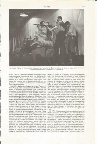 LAMINA ESPASA 36239: Escena de La Setmana Tragica, de Lluis Pasqual