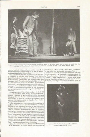 LAMINA ESPASA 36238: Escena de la obra La resistible ascension de Arturo Ui