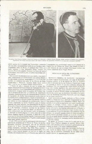 LAMINA ESPASA 36228: Monseñor Jose Guerra Campos y el obispo Alberto Iniesta Jimenez