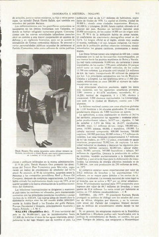 LAMINA ESPASA 36137: El primer ministro de Malasia, Datuk Hussein Onn