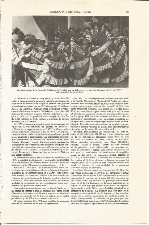 LAMINA ESPASA 36161: Compañía Folklorica de Trinidad