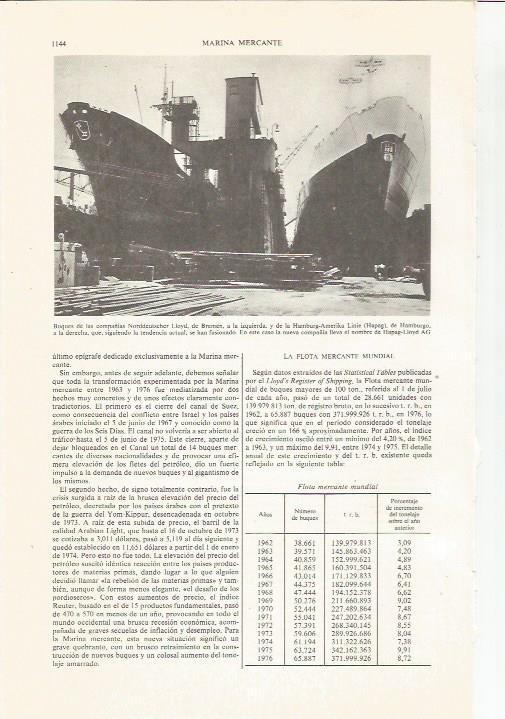 LAMINA ESPASA 36187: Buques de la compañía Norddeutscher Lloyd 