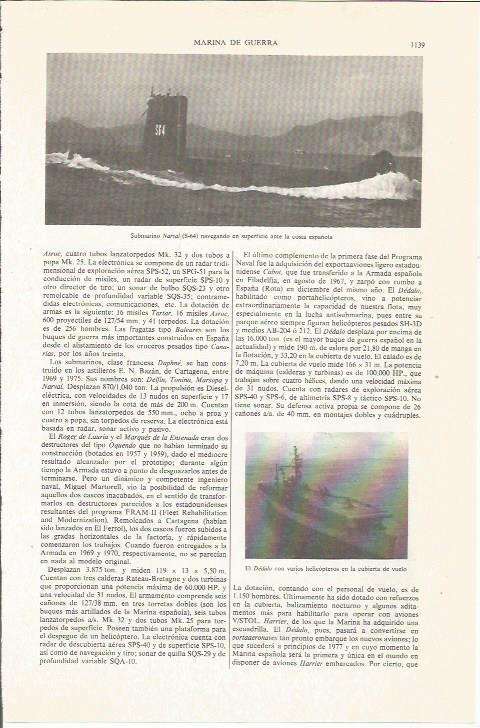 LAMINA ESPASA 36185: Submarino Narval
