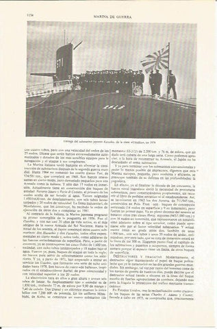 LAMINA ESPASA 36182: Entrega del submarino japones Karoshio