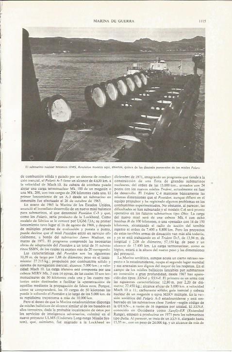 LAMINA ESPASA 36175: El submarino nuclear britanico HMS