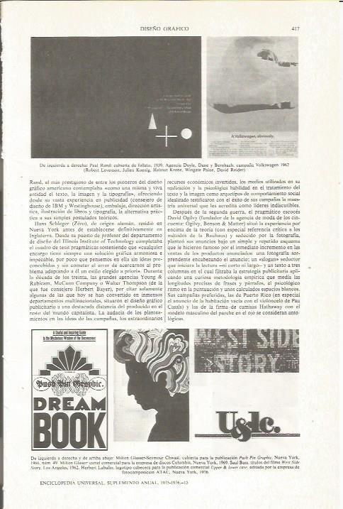 LAMINA ESPASA 36015: Diseño grafico: carteles de Estados Unidos y Alemania