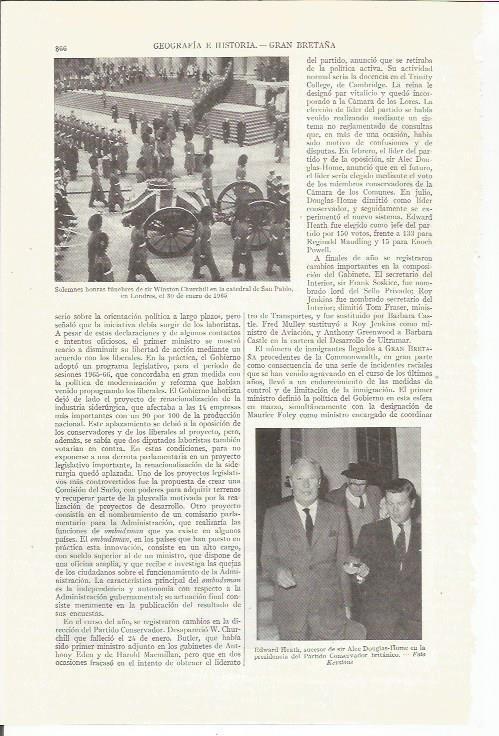 LAMINA ESPASA 35855: Funeral de Winston Churchill en 1965