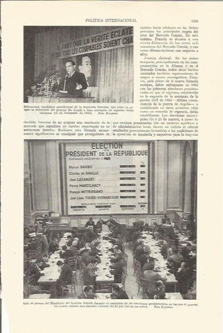 LAMINA ESPASA 35843: Mitterand en campaña electoral