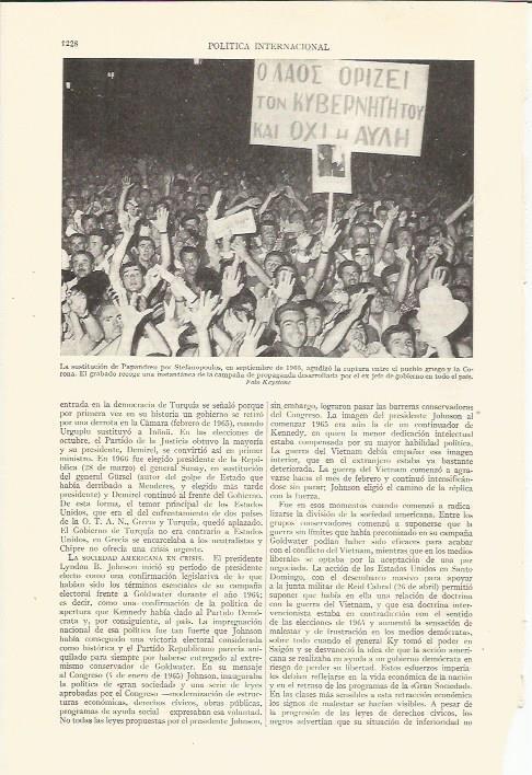 LAMINA ESPASA 35842: Campaña de propaganda de Papandreu