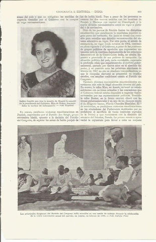LAMINA ESPASA 35866: Indira Gandhi