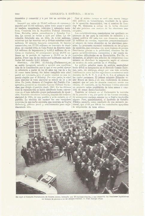 LAMINA ESPASA 35893: Parlamento de Guerra de Suecia