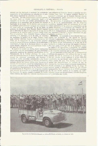 LAMINA ESPASA 35892: La reina Isabel II en su visita a Sudan en 1965