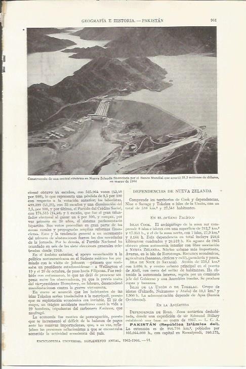 LAMINA ESPASA 35883: Construccion de una central electrica en Nueva Zelanda