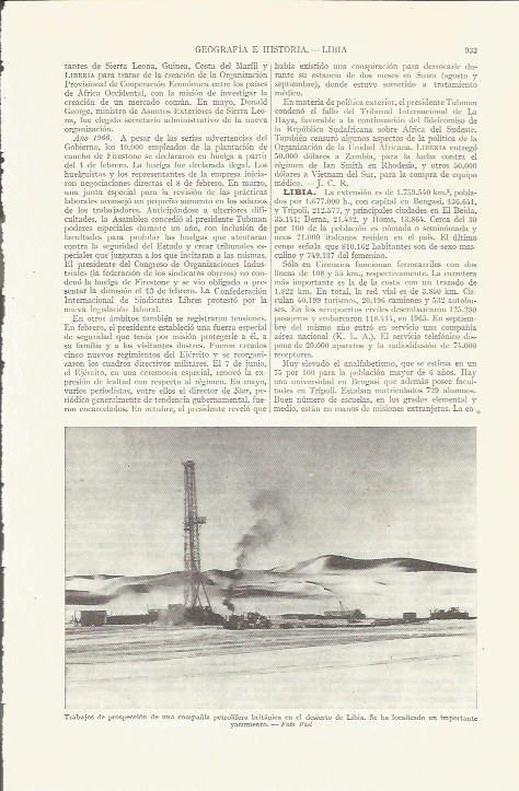 LAMINA ESPASA 35878: Prospeccion petrolifera en Libia