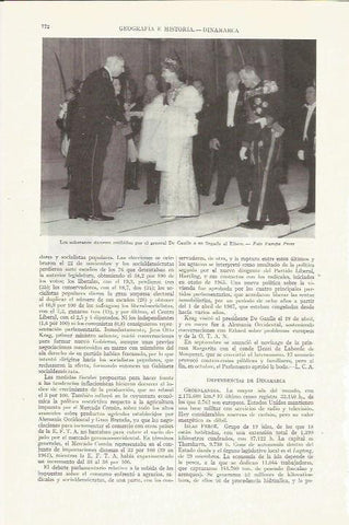 LAMINA ESPASA 35804: Los reyes de Dinamarca y Charles de Gaulle